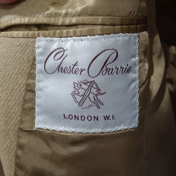 LNWOT Chester Barrie Hand Tailored Double Breasted Wool Overcoat England US42R - Picture 2 of 16